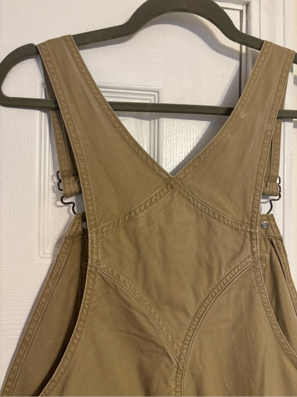 RARE Duluth Wild Card Cotton Canvas Overalls Bee Floral Embroidered - Picture 6 of 8